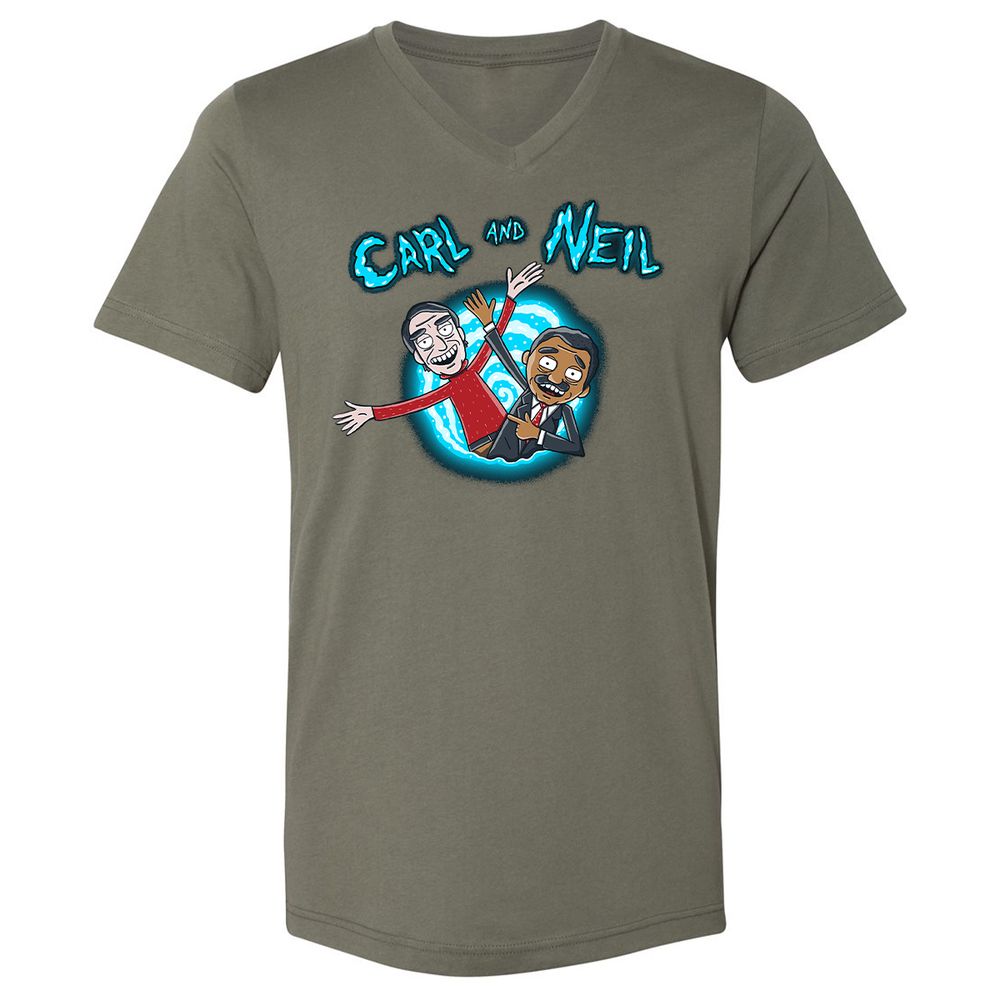 Unisex V-Neck T-Shirt - 6GF2NGBS - Military Green - 10