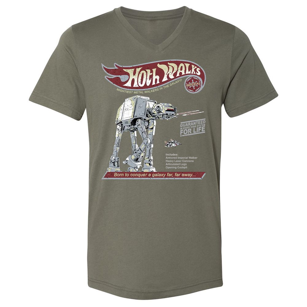 Unisex V-Neck T-Shirt - 6GH92EWL - Military Green - 10