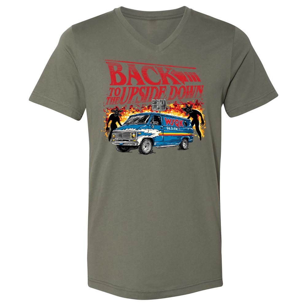 Unisex V-Neck T-Shirt - Z5DR4RDE - Military Green - 10