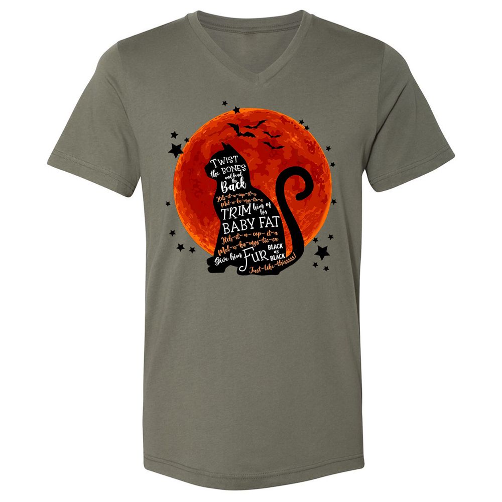 Unisex V-Neck T-Shirt - BNDCZTMC - Military Green - 10