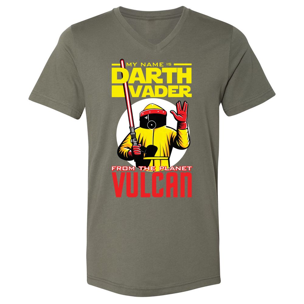 Unisex V-Neck T-Shirt - Q51AMG5G - Military Green - 10