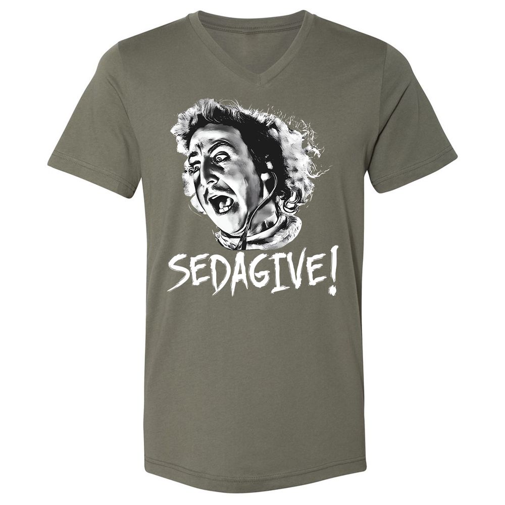 Unisex V-Neck T-Shirt - LF2UNZRP - Military Green - 10
