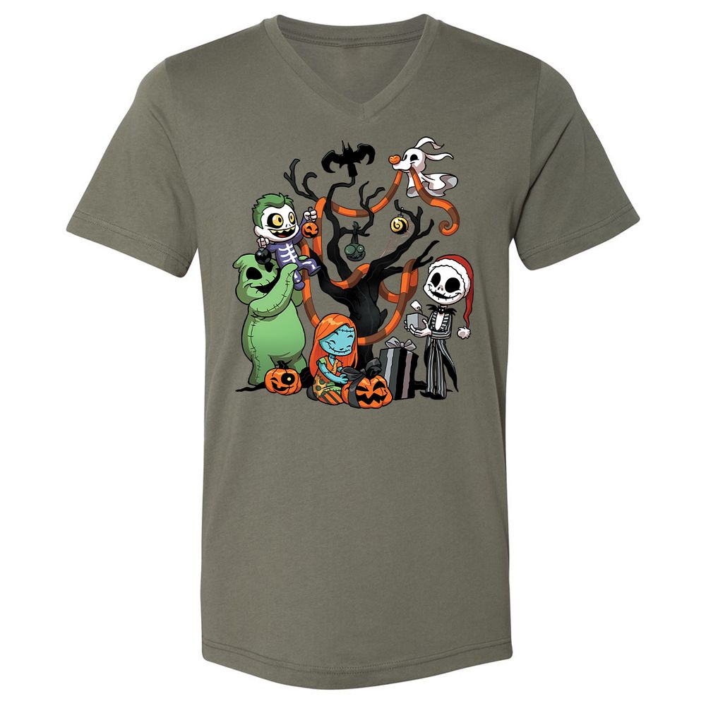 Unisex V-Neck T-Shirt - N5VNT14P - Military Green - 10
