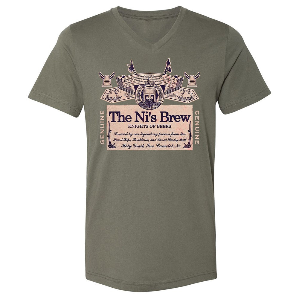 Unisex V-Neck T-Shirt - X33J8AM8 - Military Green - 10