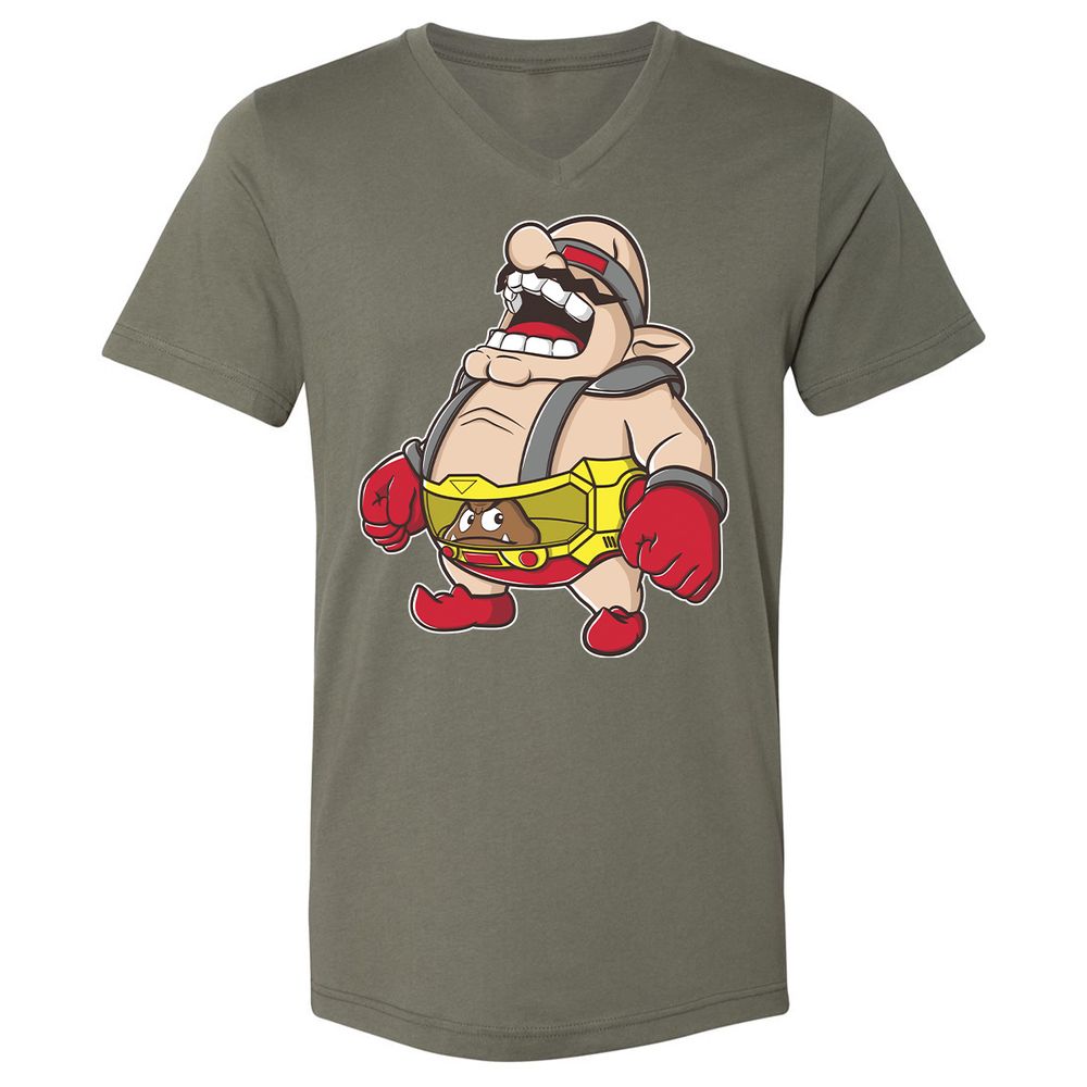 Unisex V-Neck T-Shirt - CGS5X22Z - Military Green - 10