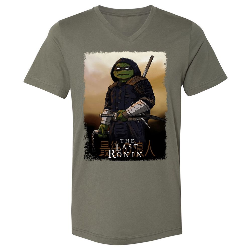 Unisex V-Neck T-Shirt - E2UE1HBU - Military Green - 10