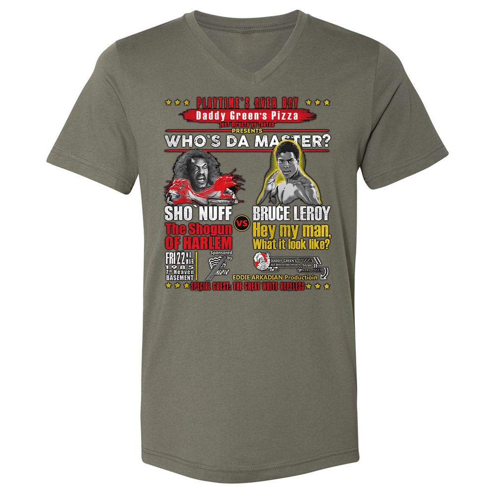 Unisex V-Neck T-Shirt - P8NQ9STW - Military Green - 10