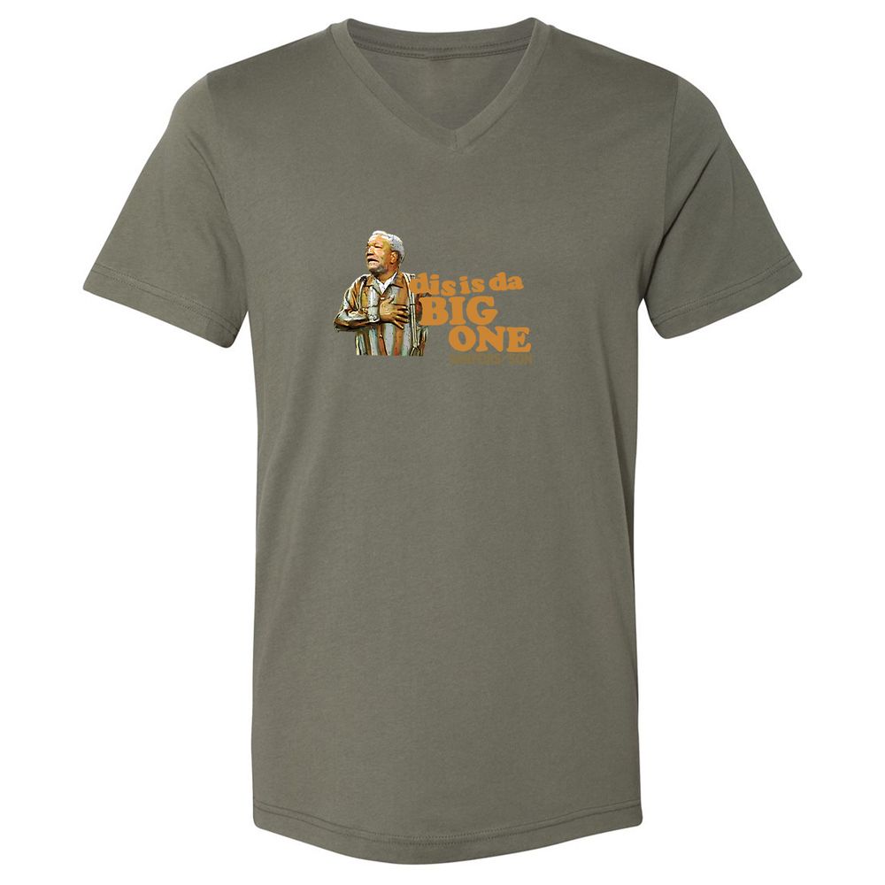 Unisex V-Neck T-Shirt - LGNTUAJ3 - Military Green - 10