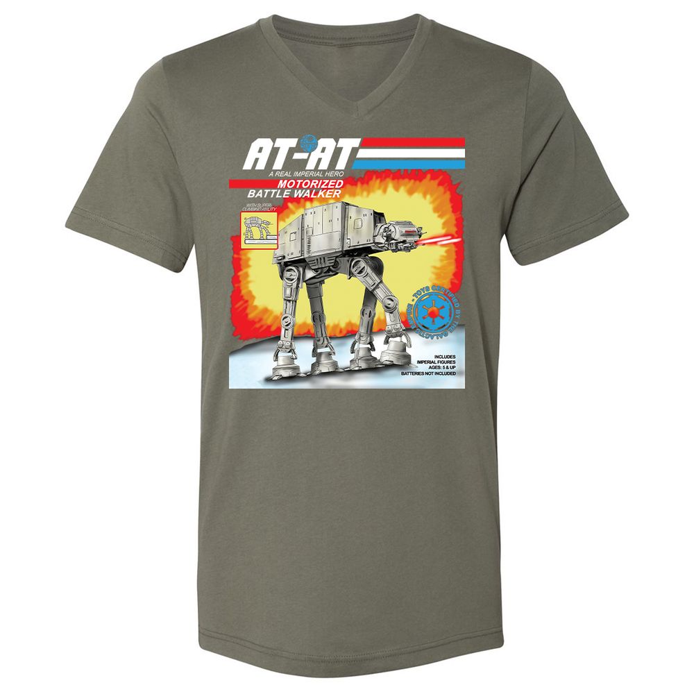 Unisex V-Neck T-Shirt - 3ULWW99E - Military Green - 10