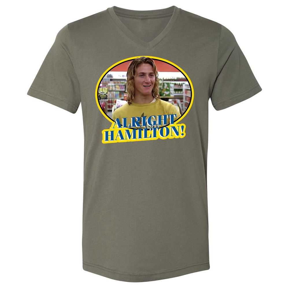Unisex V-Neck T-Shirt - GE65QRAY - Military Green - 10
