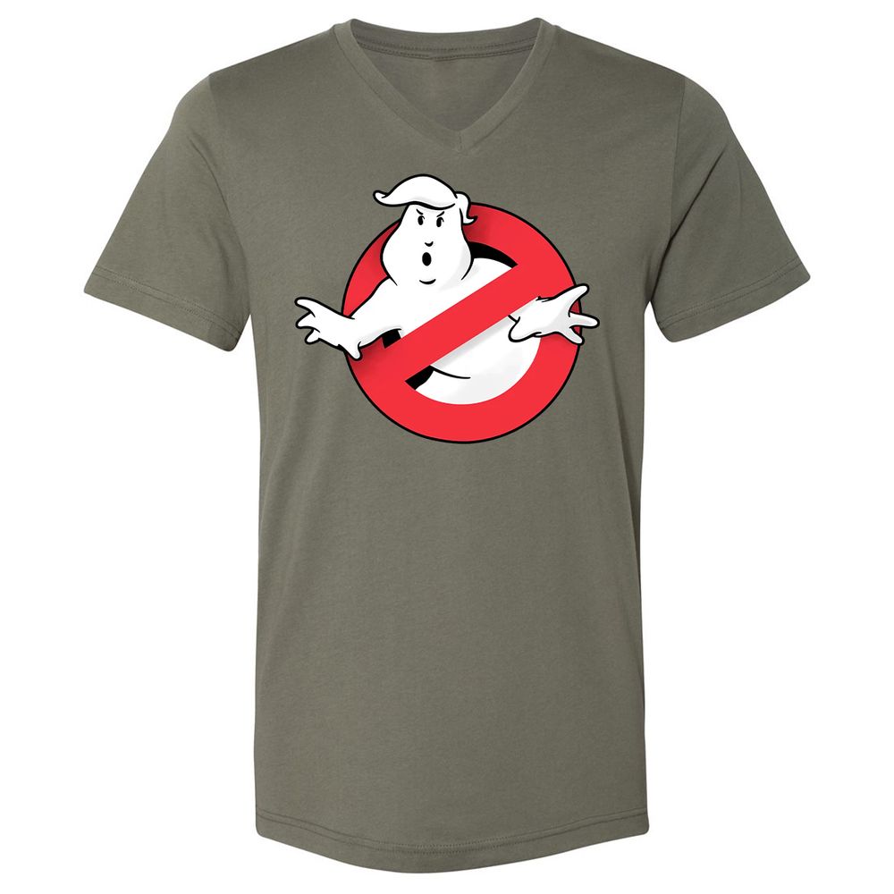 Unisex V-Neck T-Shirt - Z5RBN465 - Military Green - 10