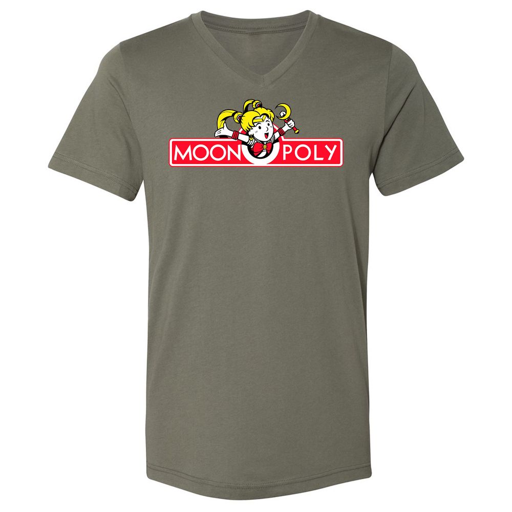 Unisex V-Neck T-Shirt - TA38M1JP - Military Green - 10