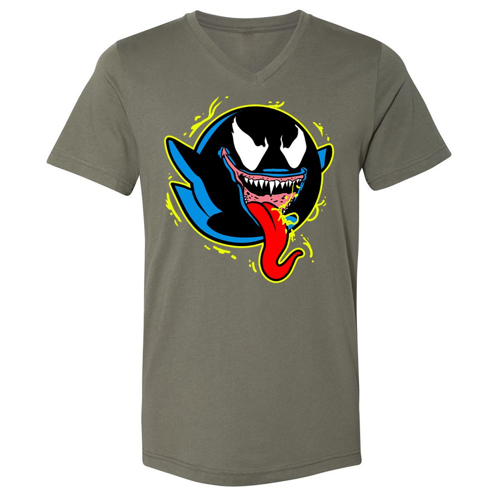 Unisex V-Neck T-Shirt - PJPCYZ2X - Military Green - 10