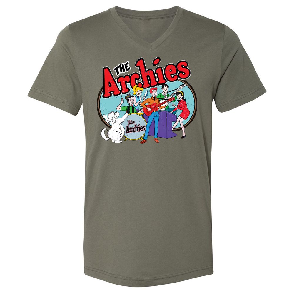 Unisex V-Neck T-Shirt - NT8GX82L - Military Green - 10