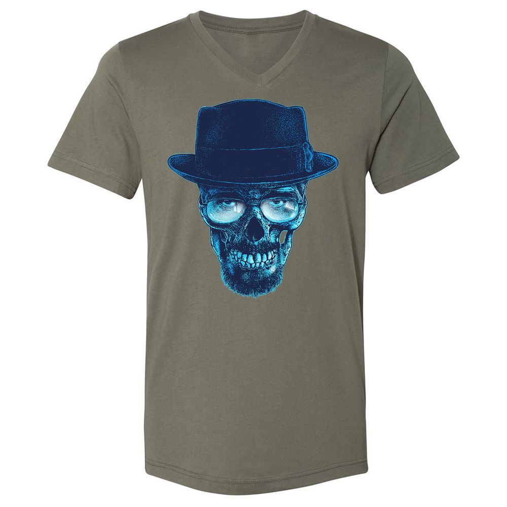 Unisex V-Neck T-Shirt - CBBU8THV - Military Green - 10
