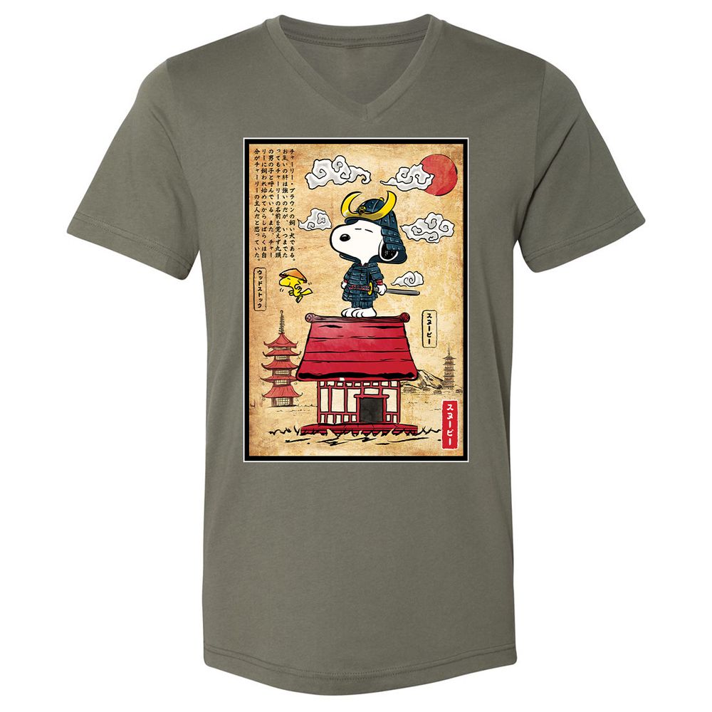 Unisex V-Neck T-Shirt - 49PCRJCS - Military Green - 10