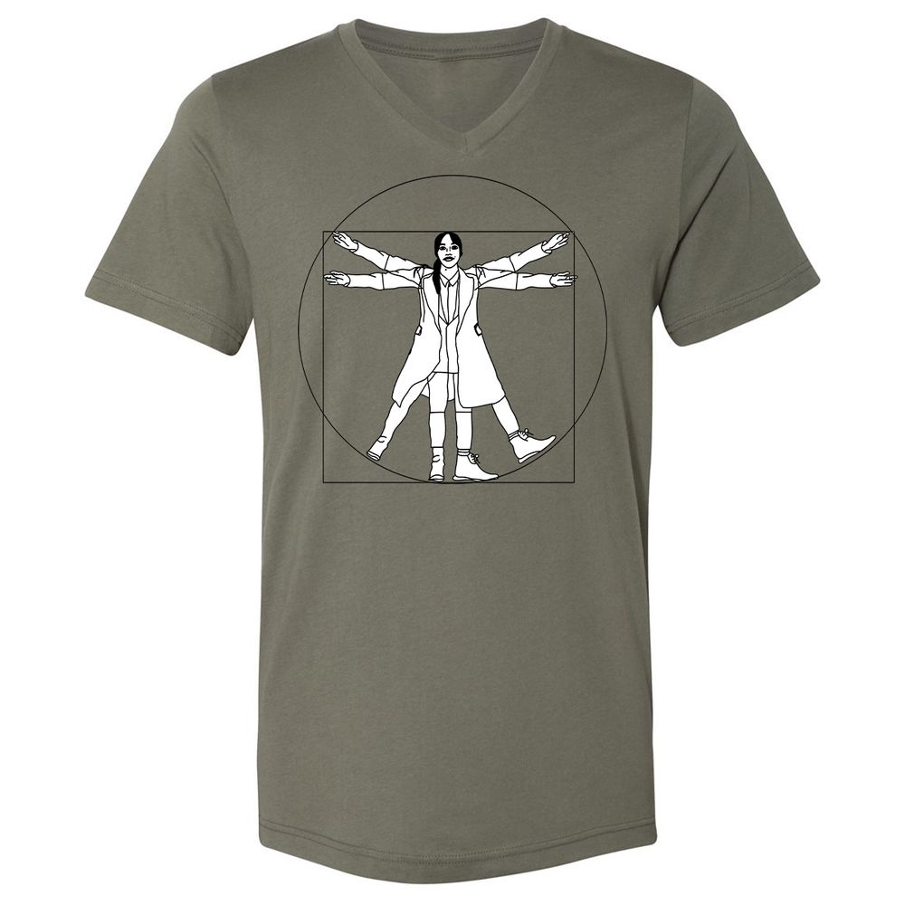 Vitruvian Philomena Cunk - Cunk on Earth - Military Green - 10
