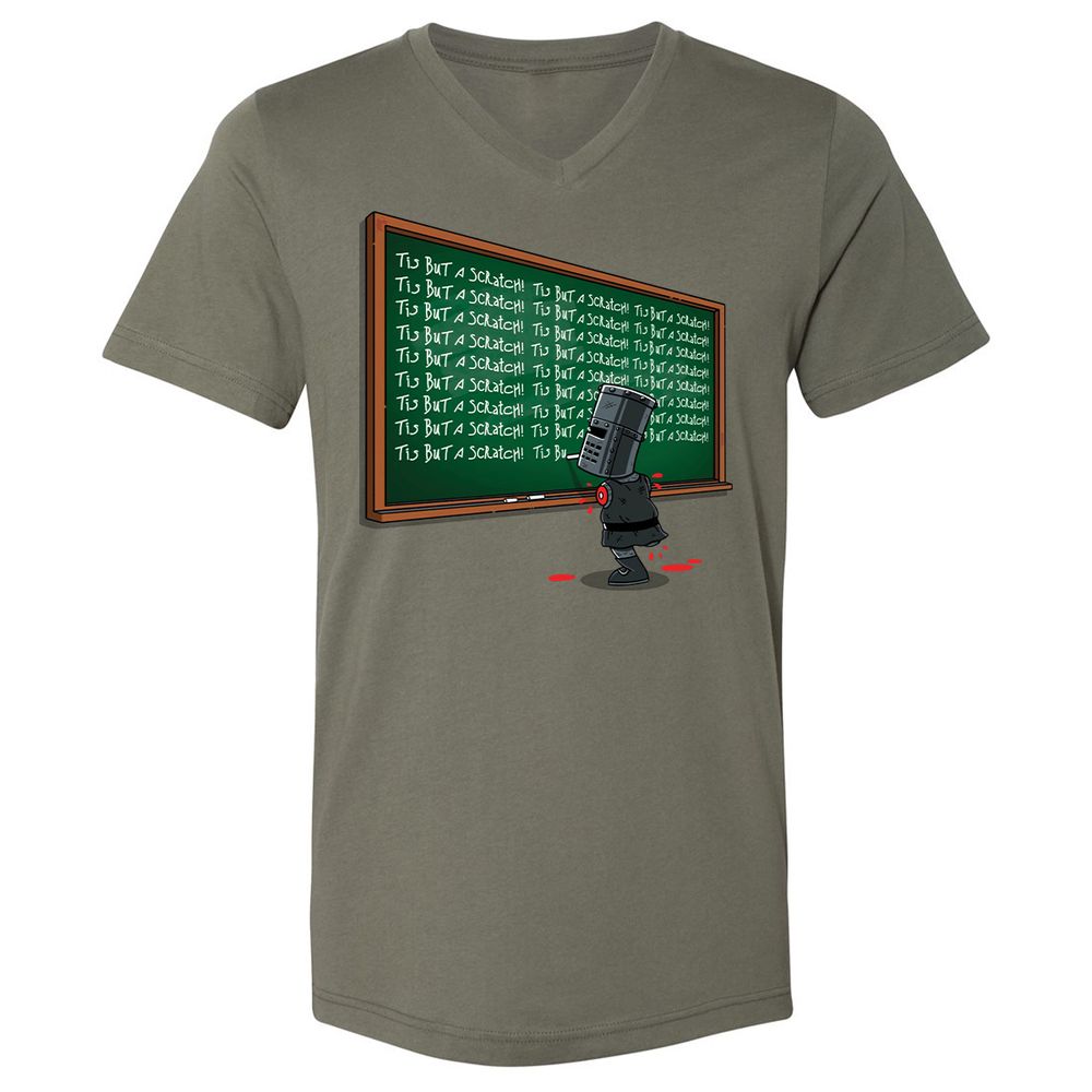 Unisex V-Neck T-Shirt - 3GNHZJWW - Military Green - 10