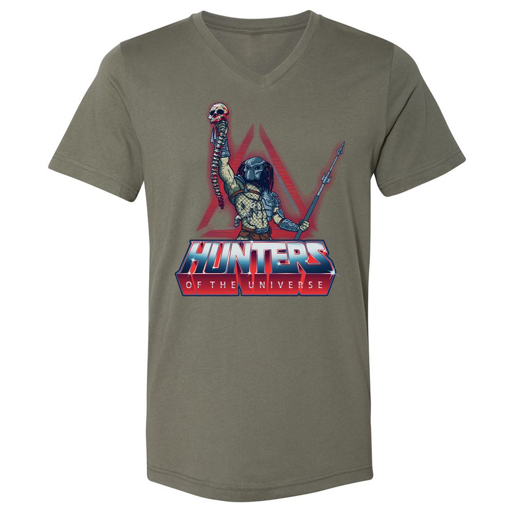 Unisex V-Neck T-Shirt - CSETMA4Z - Military Green - 10