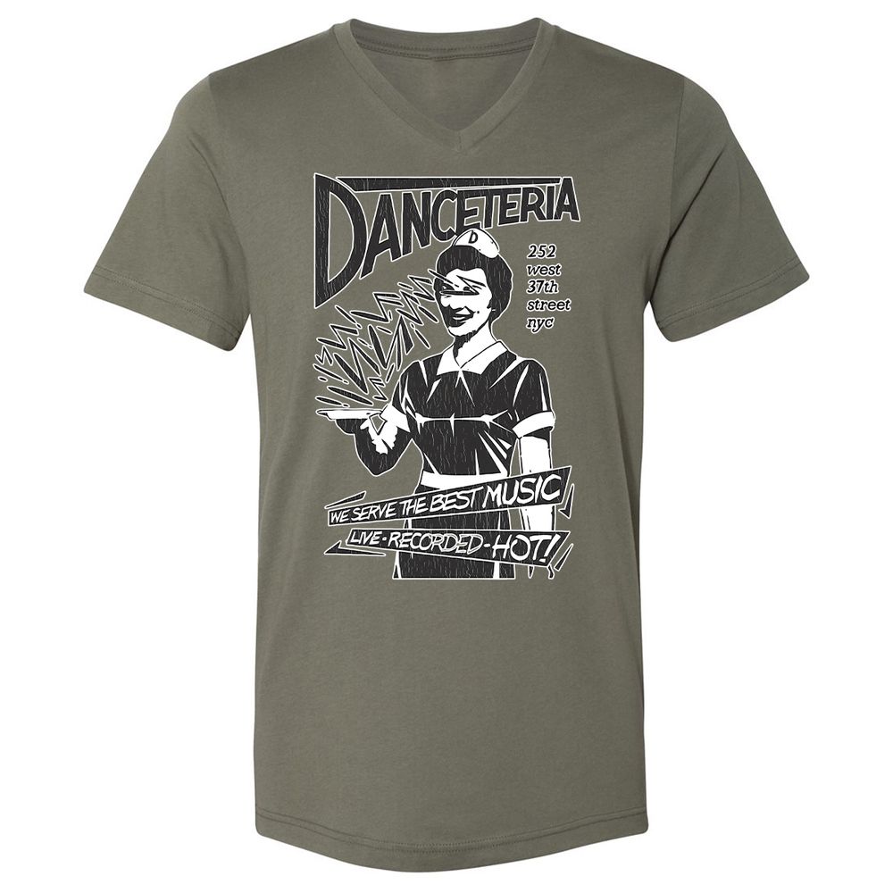 Unisex V-Neck T-Shirt - S95XHMPV - Military Green - 10