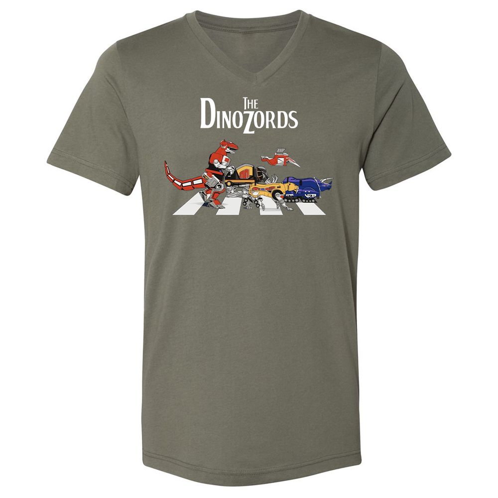 Unisex V-Neck T-Shirt - R5CUXNZS - Military Green - 10
