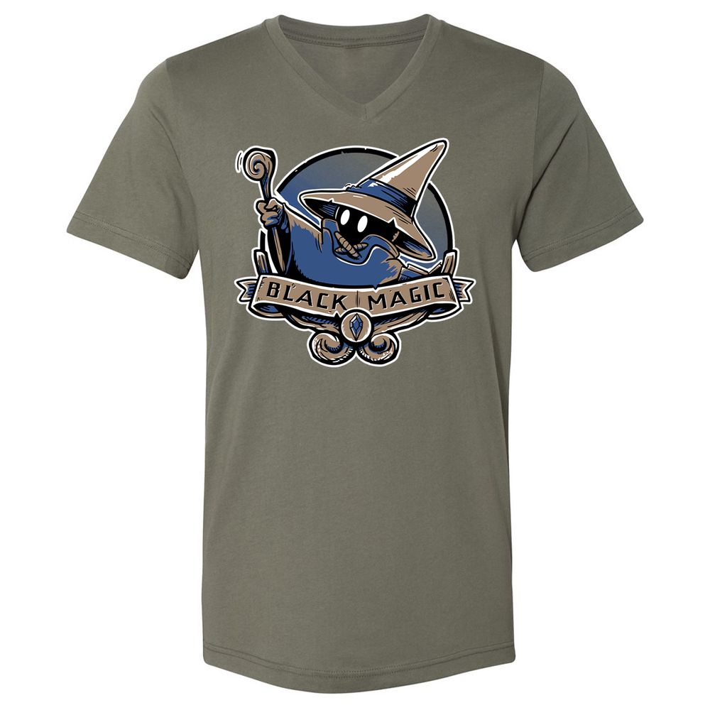 Unisex V-Neck T-Shirt - L2WH113T - Military Green - 10