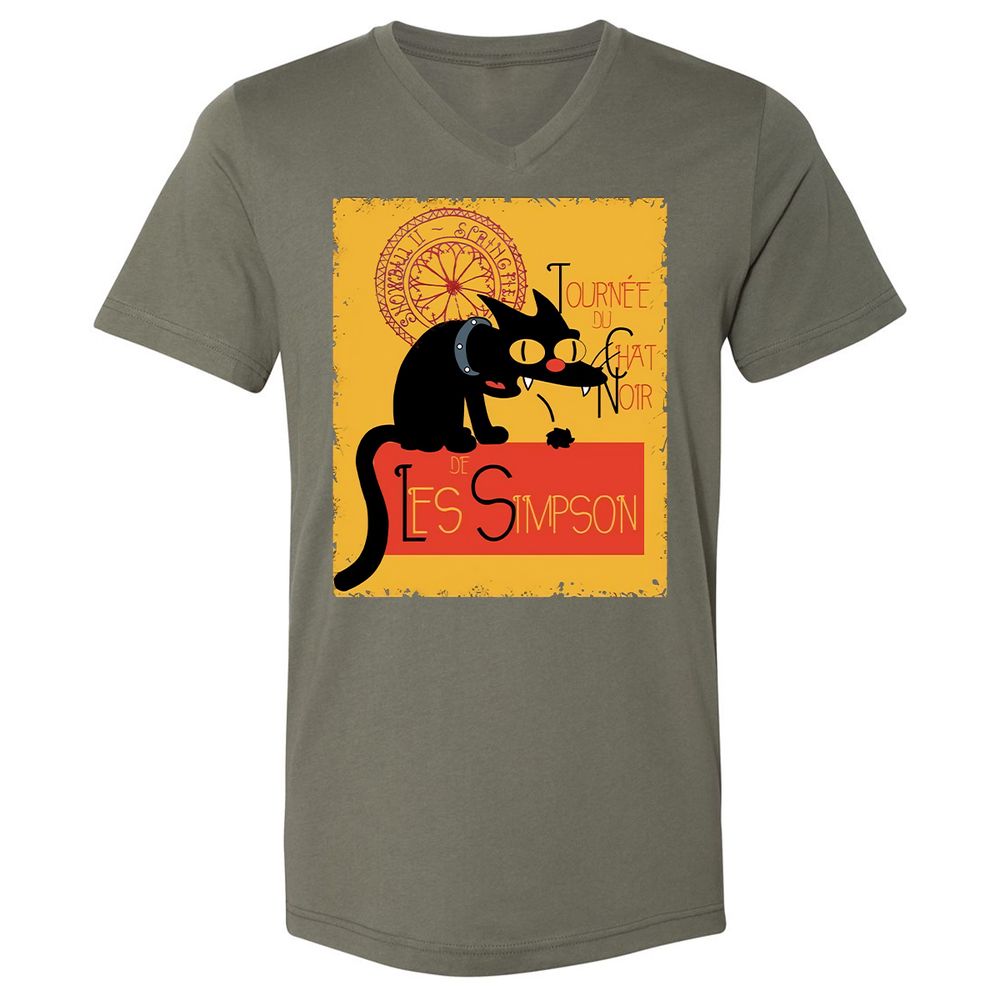 Unisex V-Neck T-Shirt - VRGRUTTG - Military Green - 10