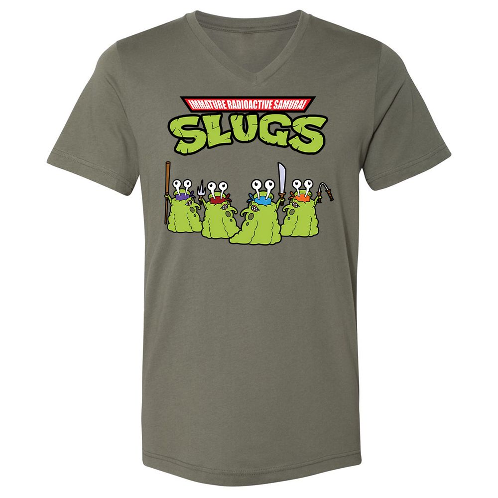 Unisex V-Neck T-Shirt - PMXRLDPE - Military Green - 10