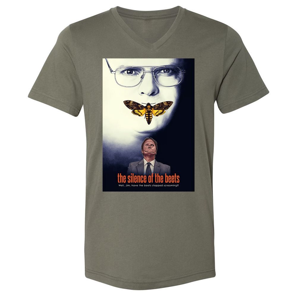 Unisex V-Neck T-Shirt - GX6E1ETV - Military Green - 10