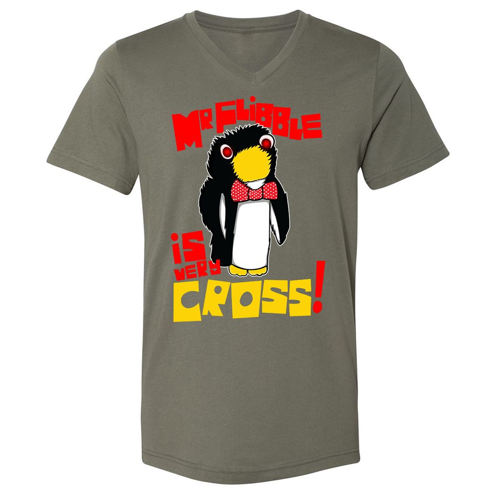 Mr Flibble is very Cross - Military Green - 10