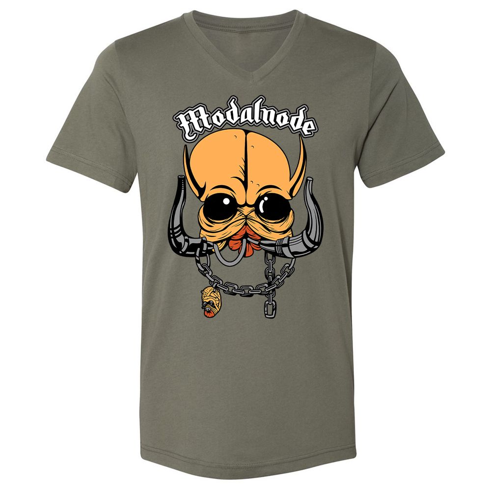 Unisex V-Neck T-Shirt - 57VV3UR9 - Military Green - 10