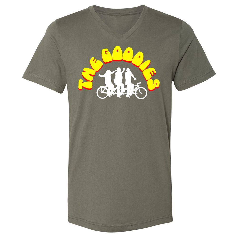 Unisex V-Neck T-Shirt - EME7BNMU - Military Green - 10
