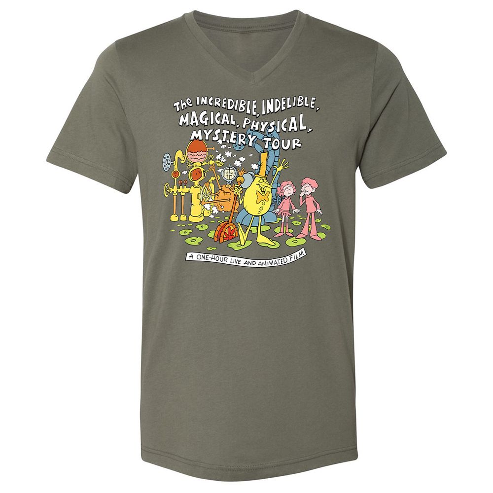 Unisex V-Neck T-Shirt - FS4GFKY3 - Military Green - 10
