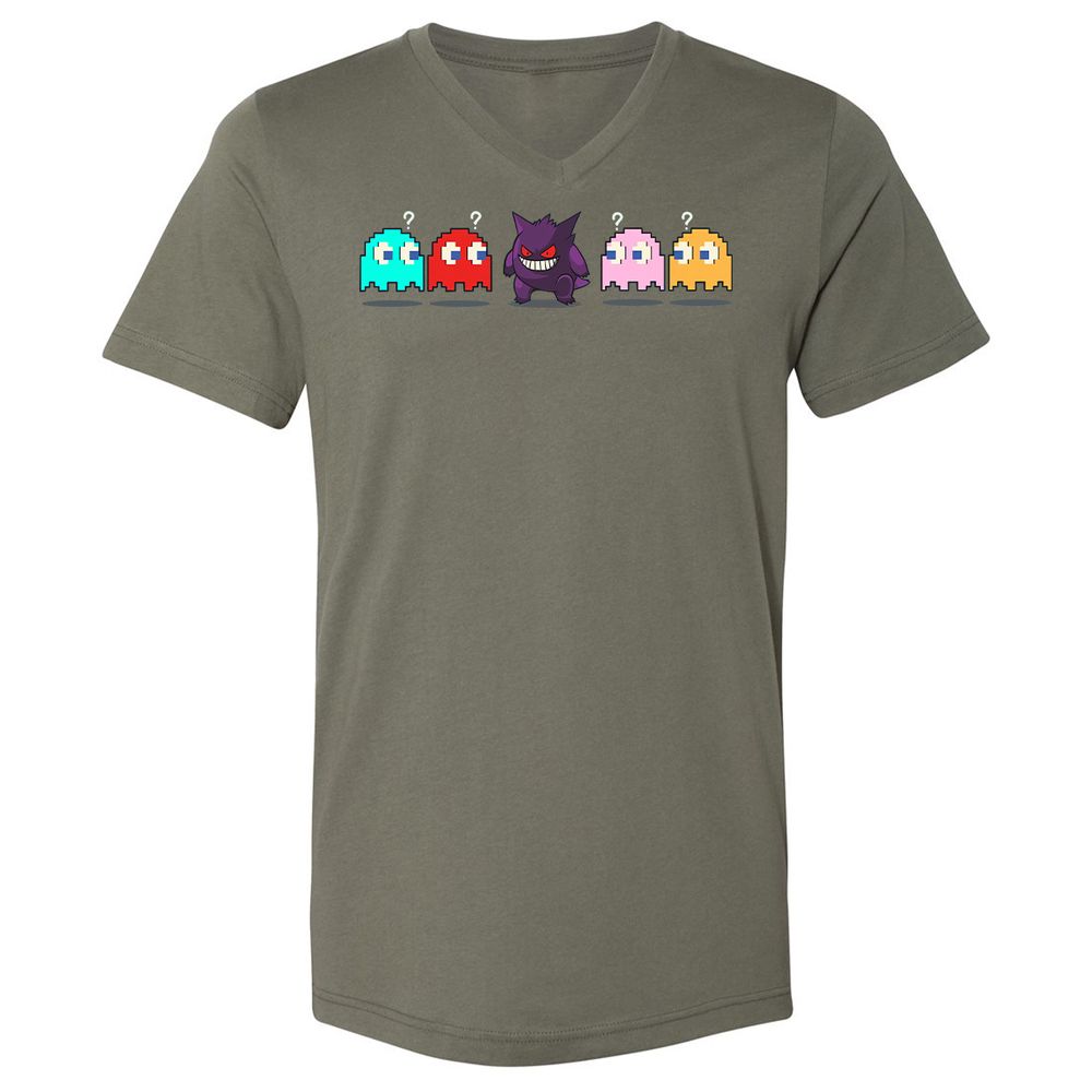 Unisex V-Neck T-Shirt - A9SUB3YK - Military Green - 10