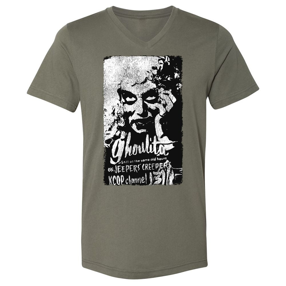 Unisex V-Neck T-Shirt - H7LA5DUX - Military Green - 10