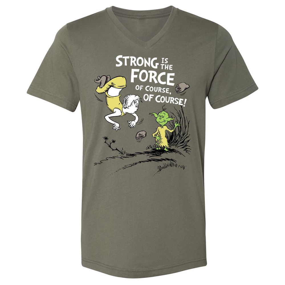 Unisex V-Neck T-Shirt - LK5N721B - Military Green - 10