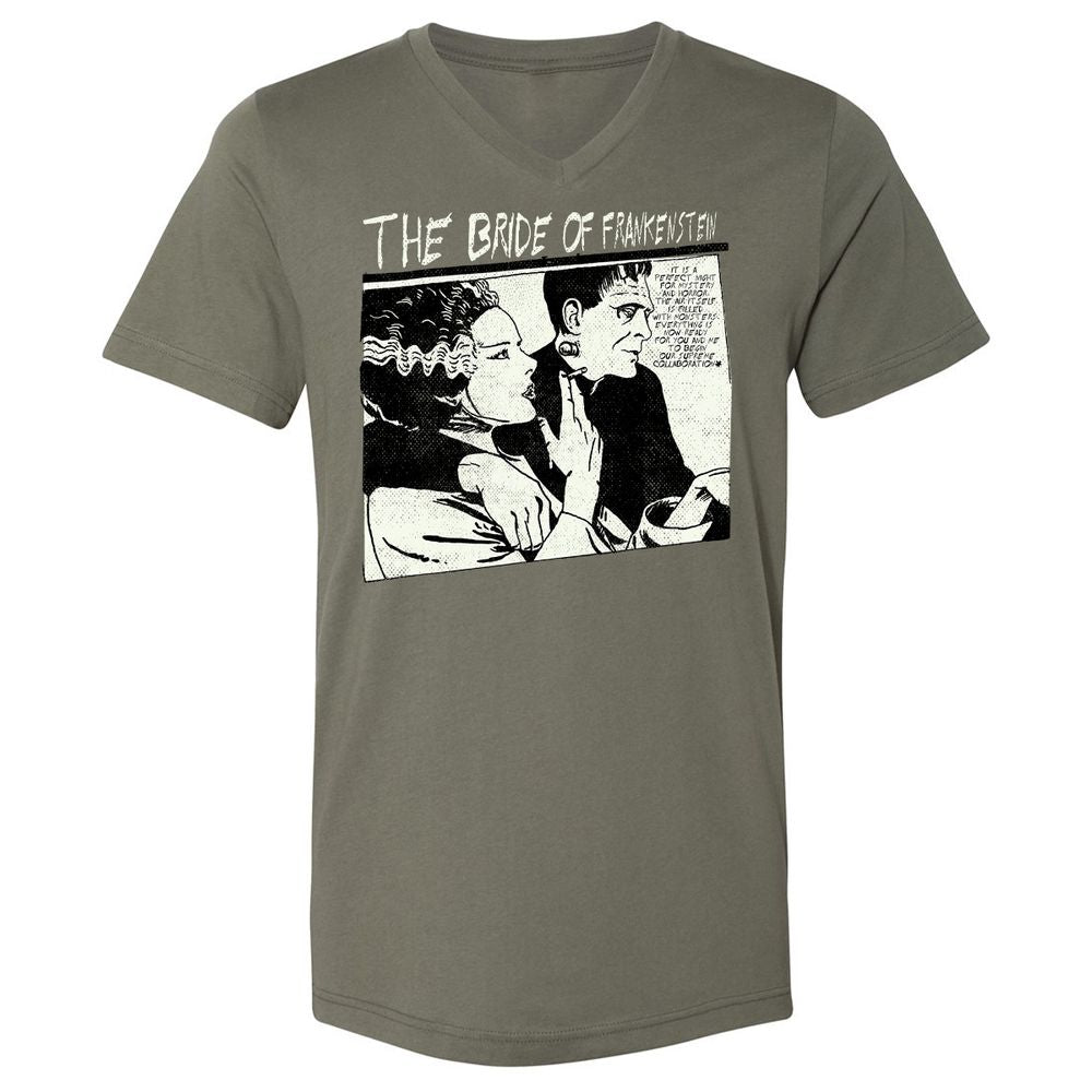 Unisex V-Neck T-Shirt - UR997JAH - Military Green - 10