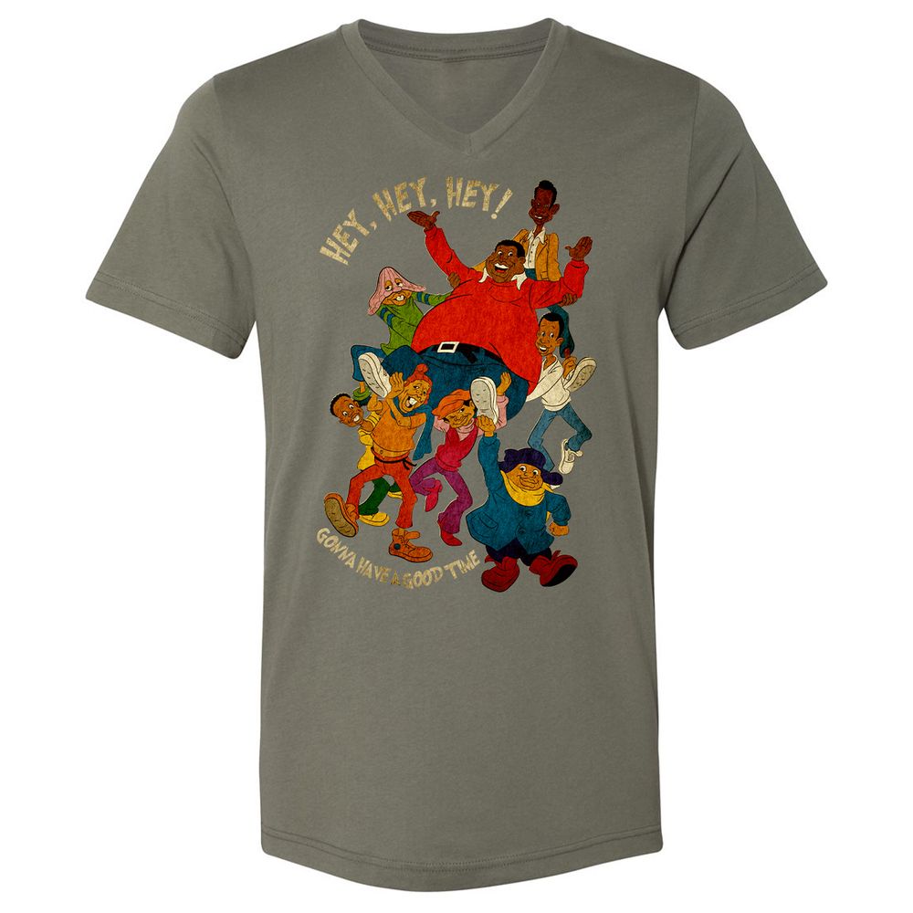 Unisex V-Neck T-Shirt - VMLU28QW - Military Green - 10