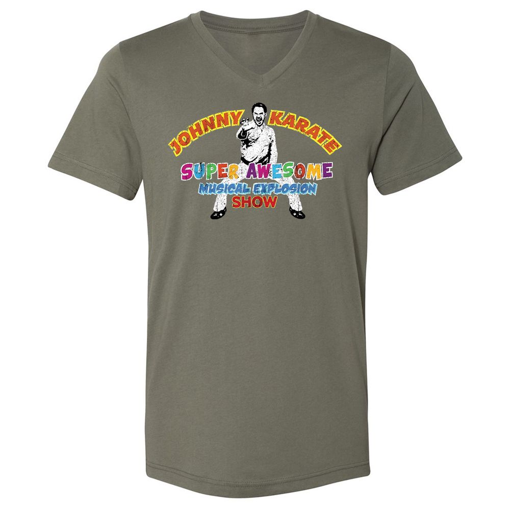 Unisex V-Neck T-Shirt - TYRMN8X3 - Military Green - 10