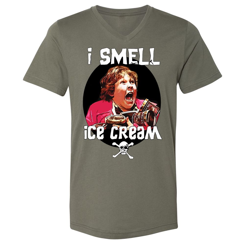 Unisex V-Neck T-Shirt - W488UG2D - Military Green - 10