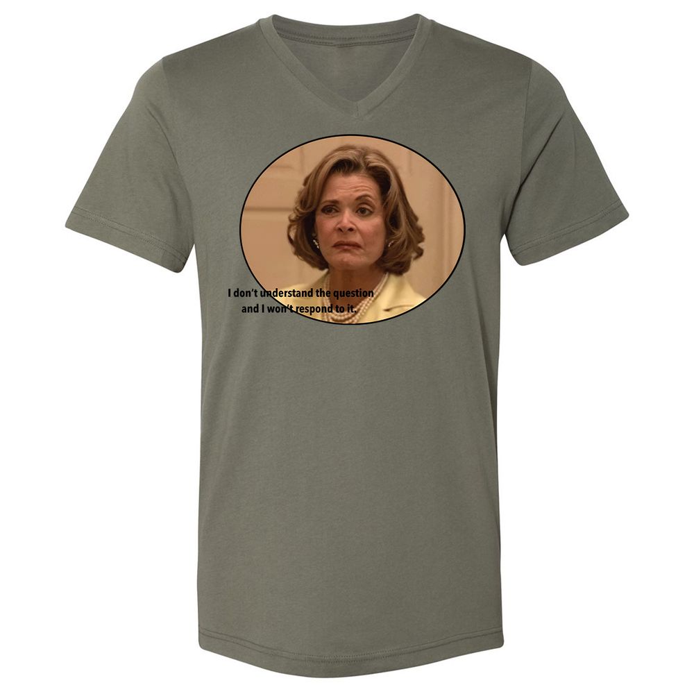 Unisex V-Neck T-Shirt - ZPYPUV49 - Military Green - 10