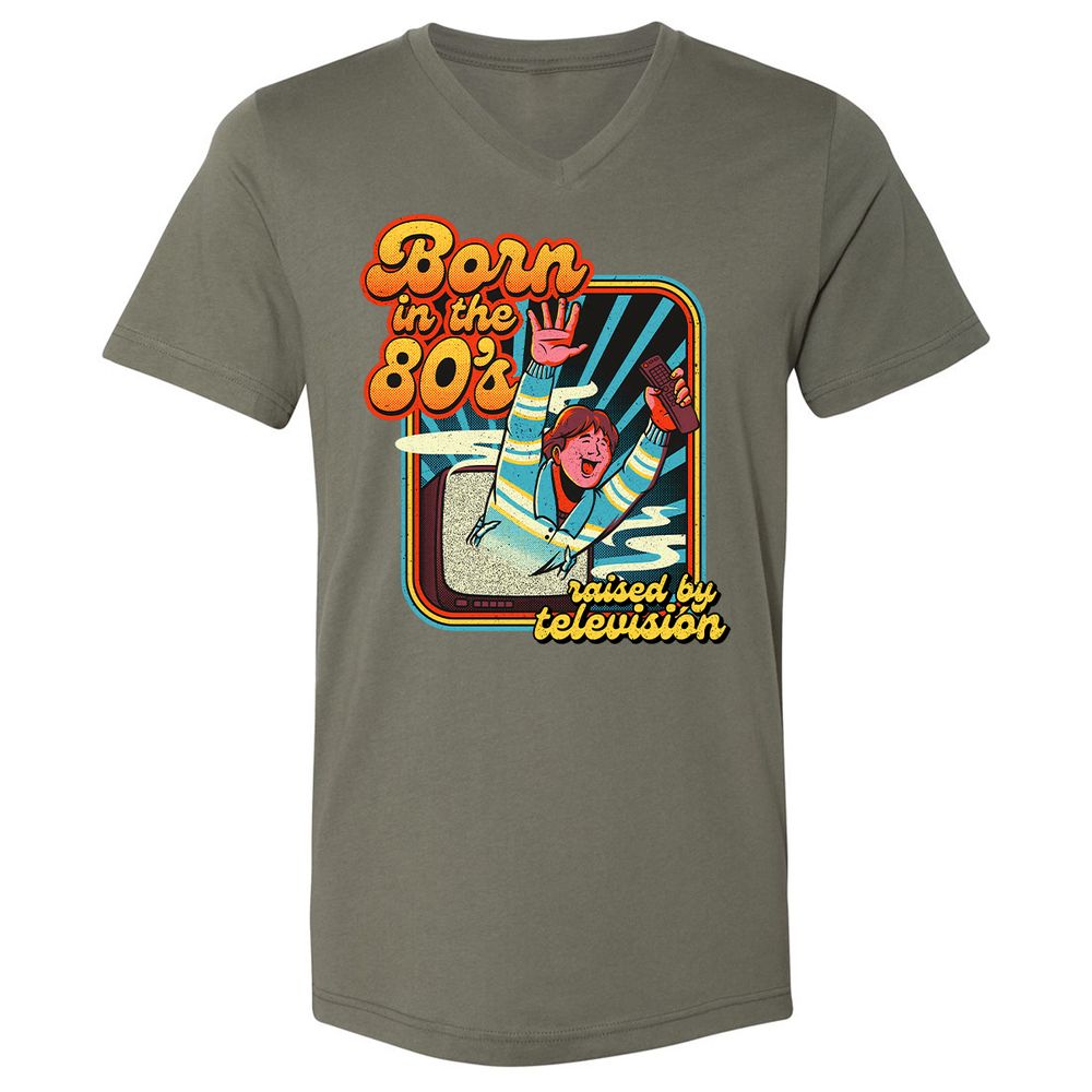 Unisex V-Neck T-Shirt - FSB24GAW - Military Green - 10