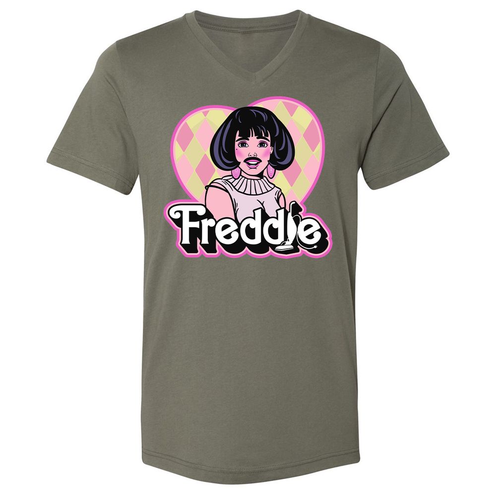 Unisex V-Neck T-Shirt - XN3U4MNA - Military Green - 10