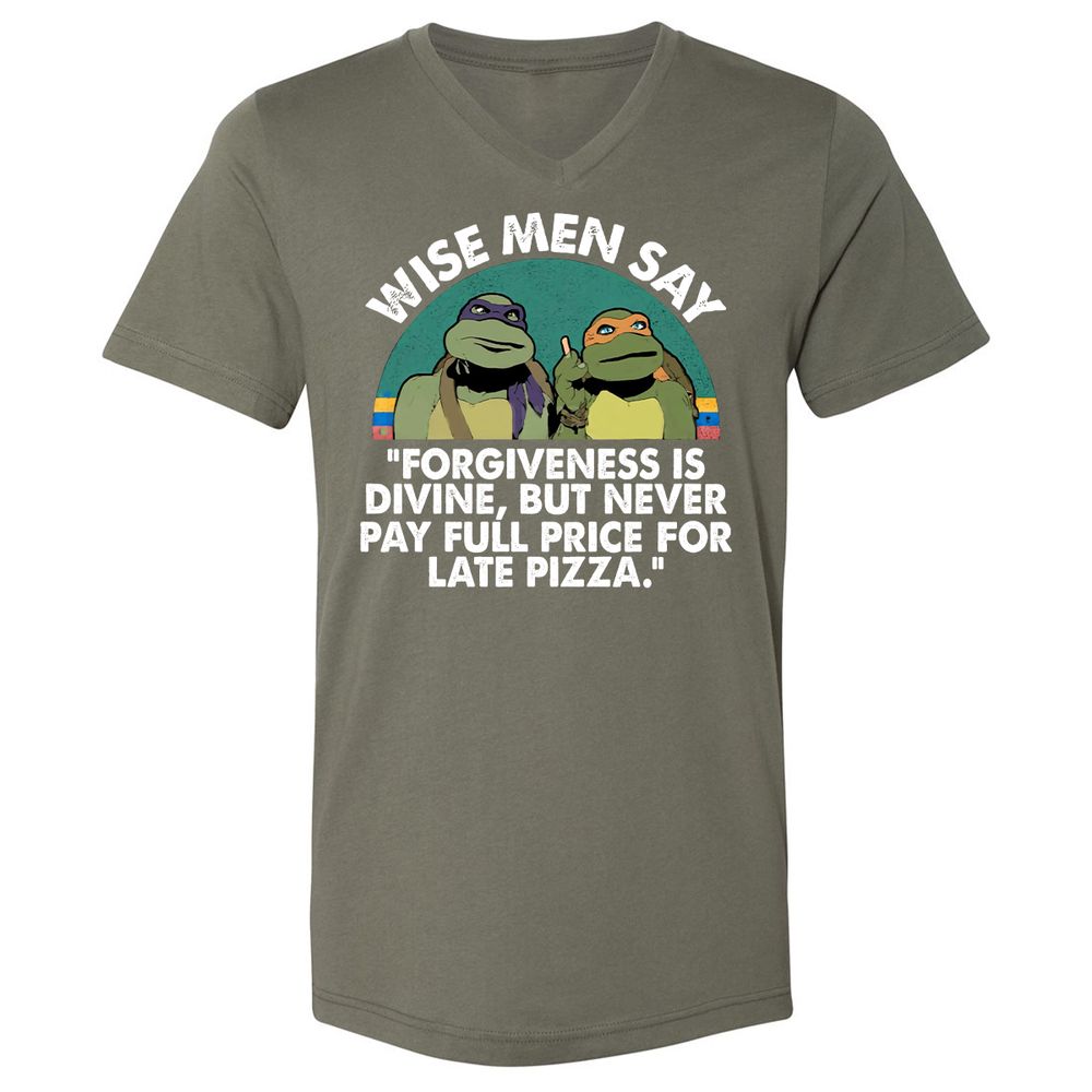 Unisex V-Neck T-Shirt - JET29G31 - Military Green - 10