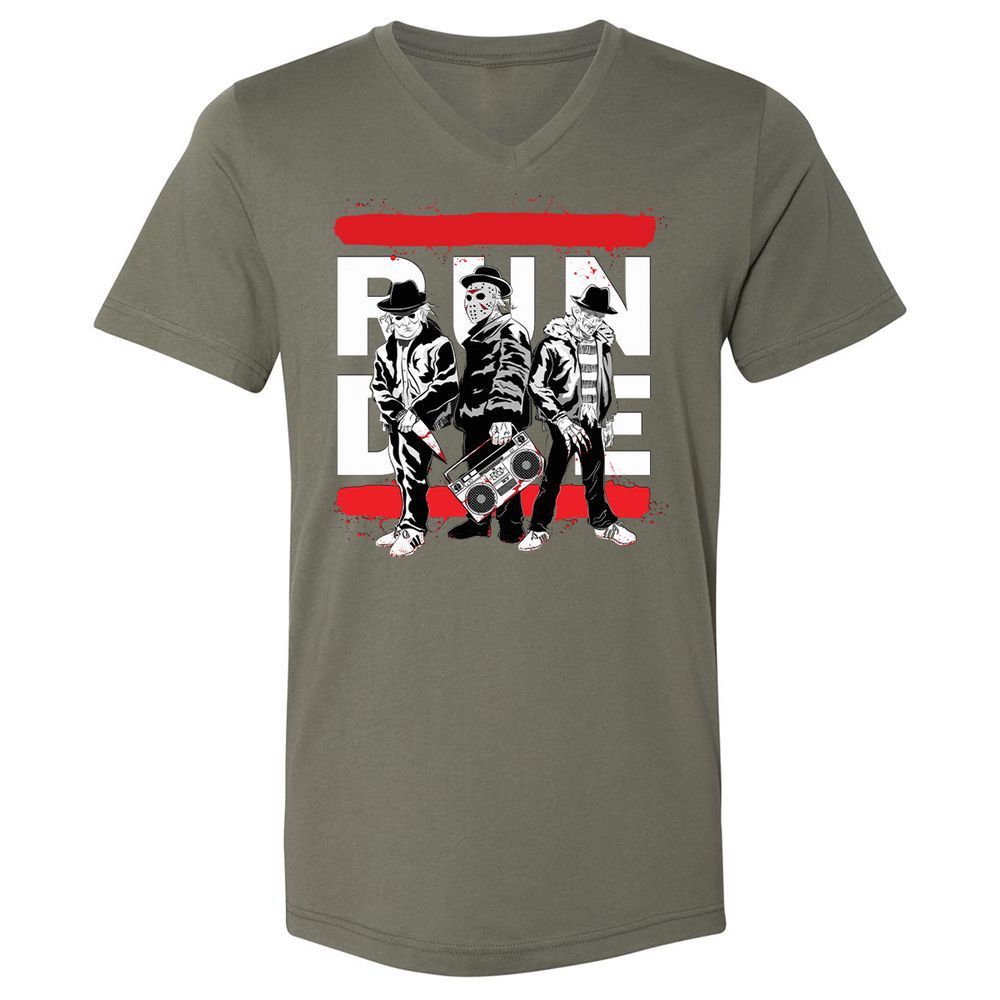 Unisex V-Neck T-Shirt - K5S81PRX - Military Green - 10