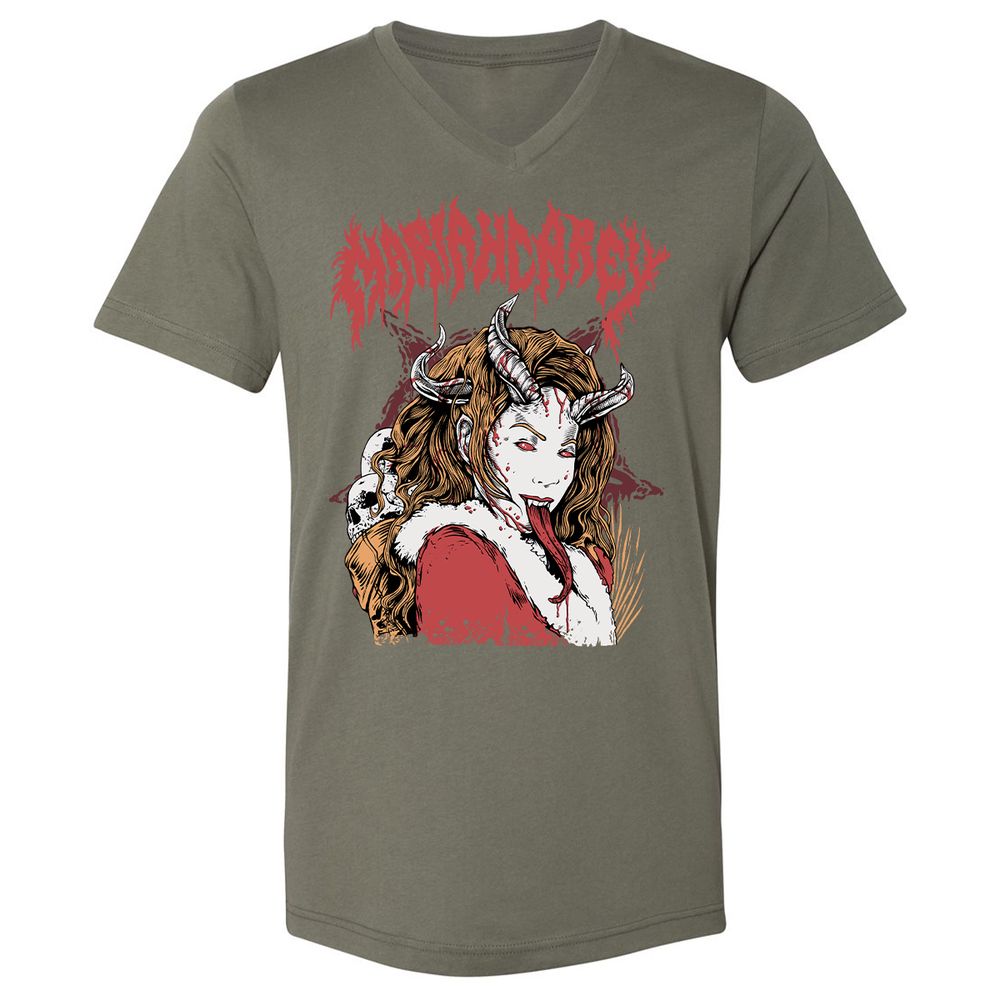 Unisex V-Neck T-Shirt - GHM9T5Z1 - Military Green - 10