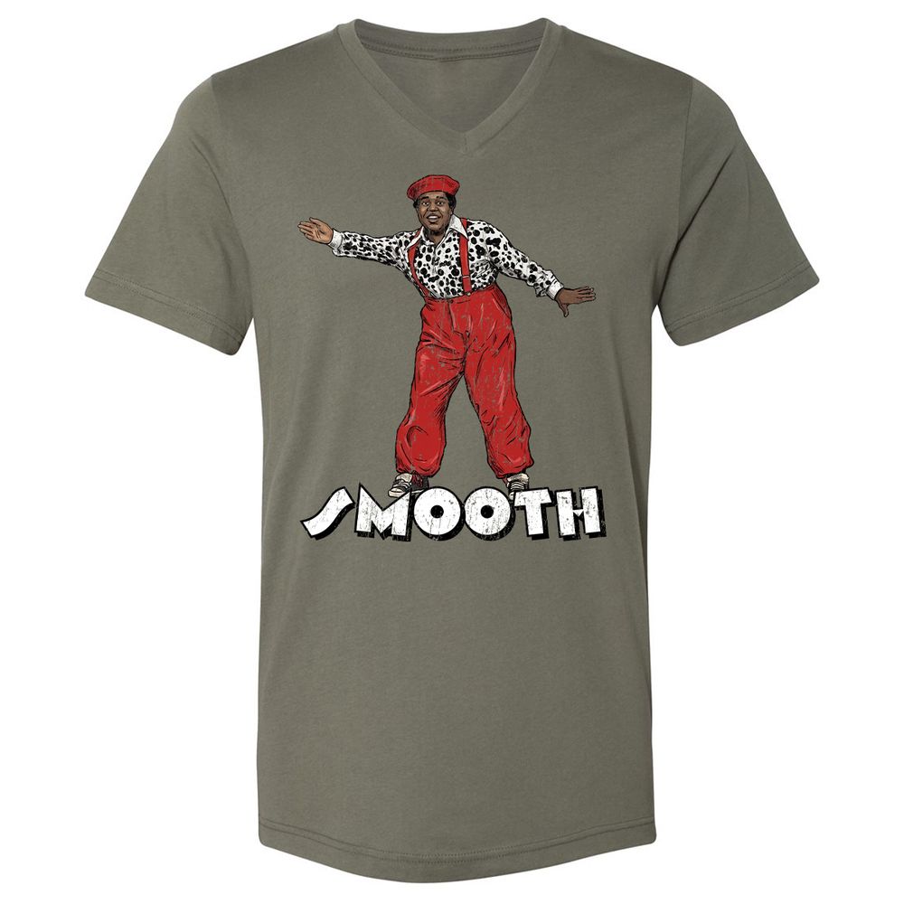 Unisex V-Neck T-Shirt - K9KZVMKX - Military Green - 10