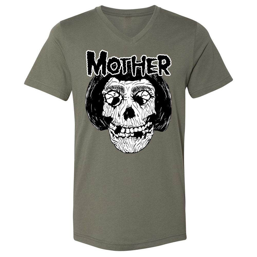 Unisex V-Neck T-Shirt - RAUZJQY5 - Military Green - 10