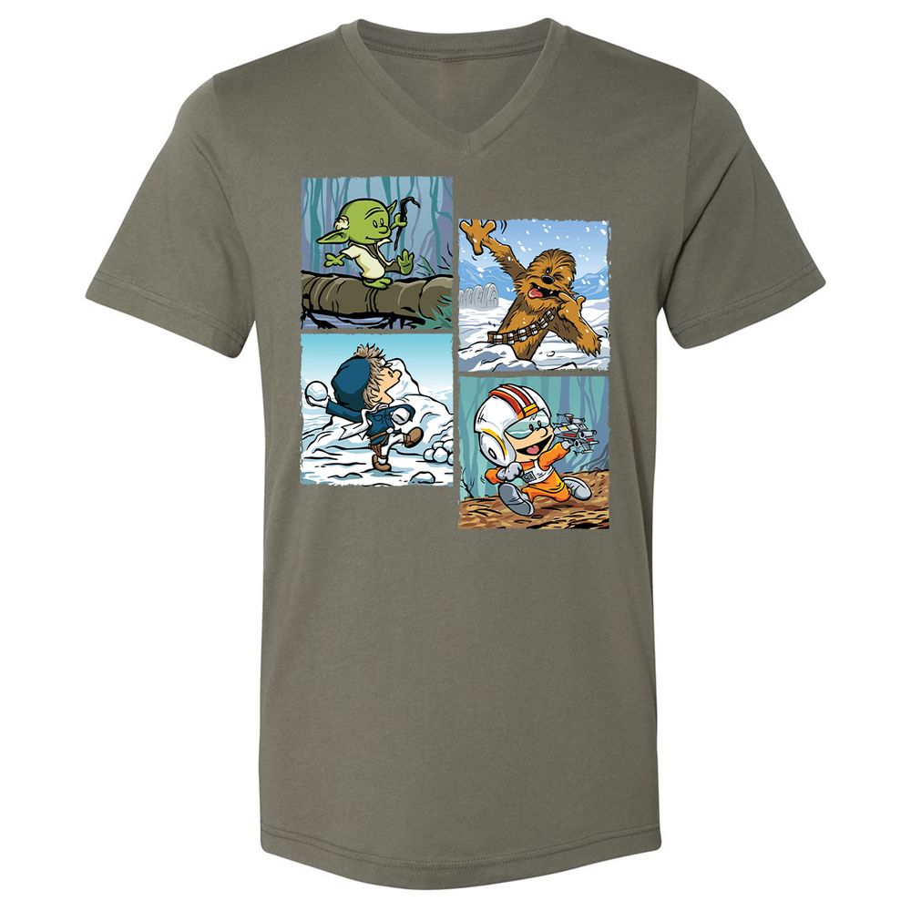 Unisex V-Neck T-Shirt - FB2MNPLF - Military Green - 10