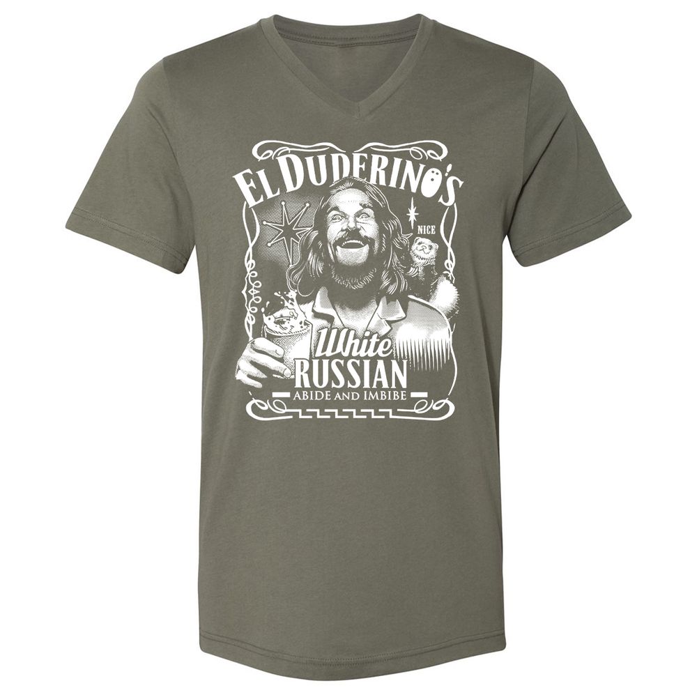 Unisex V-Neck T-Shirt - N6GJN2GX - Military Green - 10